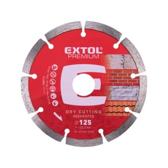 EXTOL GYÉMÁNTVÁGÓ SZEGMENSES 125*22,2MM