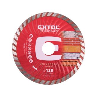 EXTOL GYÉMÁNTVÁG TURBO 125X22.2MM 108752