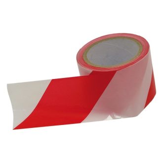 EXTOL JELÖLŐ SZALAG PIROS-FEHÉR 75MM*100M 9565