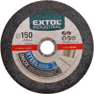 EXTOL VÁGÓKORONG IPARI ACÉL/INOX 125MM 8701002