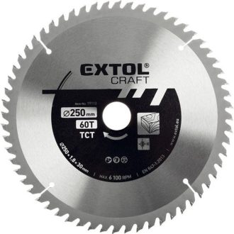 EXTOL 250X30MM KŐRFŰRÉSZLAP