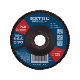 EXTOL LAMELLÁS CSISZ. FA-ALU-AC.MŰA.125X22 P80
