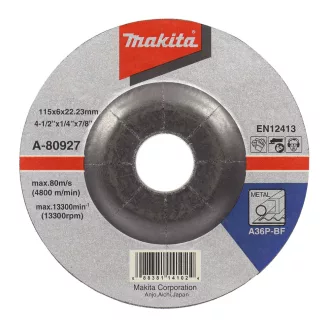 MAKITA CSISZOLÓTÁRCSA ACÉL T1 115*6MM A-80927