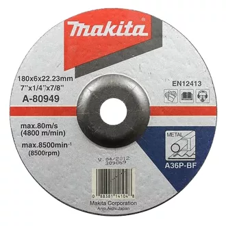 MAKITA CSISZOLÓTÁRCSA 180X6MM A-80949