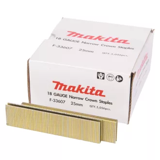 MAKITA TŰZŐKAPOCS 6,3*25MM 18GA AT638 F-33607