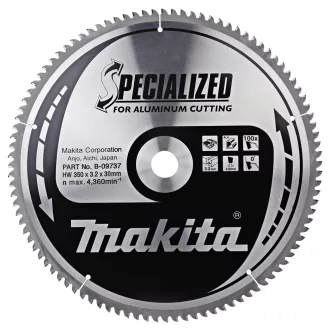 MAKITA KÖRFŰRÉSZLAP ALU 350X30MM Z100 B-09737