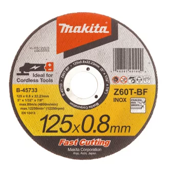MAKITA V.KORONG INOX 125*0,8 B-45733