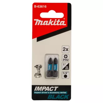 MAKITA IMPACT BLACK BIT PH2/25MM B-63616