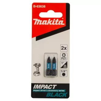 MAKITA IMPACT BLACK BIT PZ1 25MM B-63638