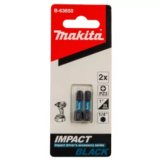 MAKITA IMPACT BLACK BIT PZ3/25MM B-63650
