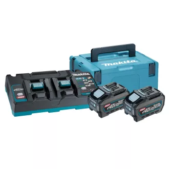 MAKITA XGT 2*5,0AH+DC40RB TÖLTŐ 40V 191U13-9