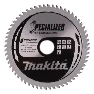 MAKITA KÖRFŰRÉSZLAP ALU 190X30MM E-16863