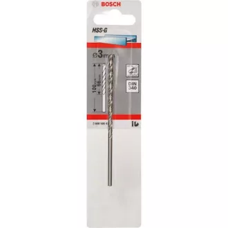 BOSCH FÉMFÚRÓ HSS-G 3,0*66/100MM 2608595676