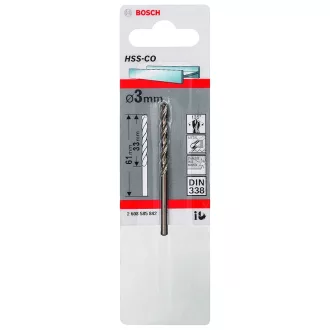 BOSCH FÉMFÚRÓ HSS-CO 3,0*33/61MM 2608585842