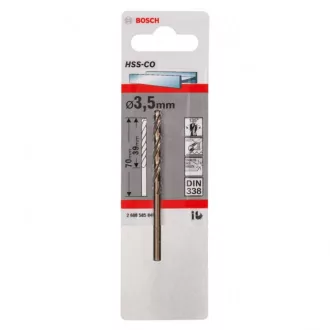 BOSCH FÉMFÚRÓ HSS-CO 3,5*39/70MM 2608585845