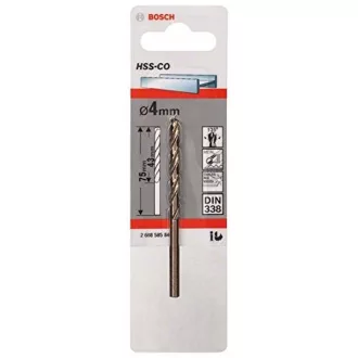 BOSCH FÉMFÚRÓ HSS-CO 4,0*43/75MM 2608585846