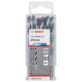 BOSCH POINTTEQ HSS FÚRÓSZÁR 6MM