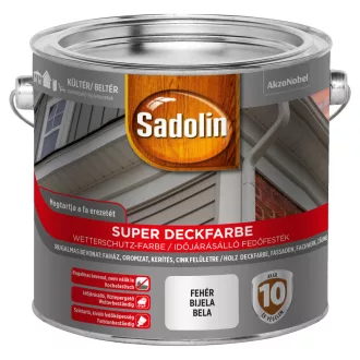 SADOLIN SUPER DECKFARBE FEHÉR 2,5L