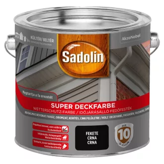 SADOLIN SUPER DECKFARBE FEKETE 2,5L