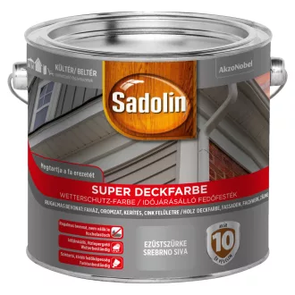 SADOLIN SUPER DECKFARBE EZÜSTSZÜRKE 2,5L