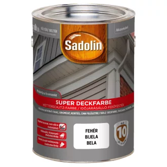 SADOLIN SUPER DECKFARBE FEHÉR 5L
