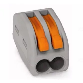 WAGO VEZETÉK ÖSSZEKÖTŐ 2*0,8-4MM2 222-412