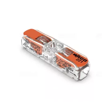 WAGO VEZETÉK ÖSSZEKÖTŐ 2*0,2-4MM 221-2411 EGY