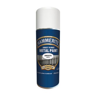 HAMMERITE SPRAY FÉNYES FEHÉR 400ML