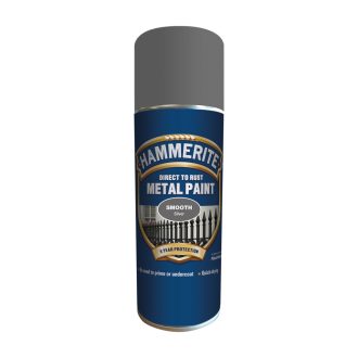HAMMERITE SPRAY FÉNYES EZÜST 400ML