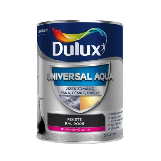 DULUX UNIV AQUA ZOMÁNC FEKETE RAL9005 0,7L