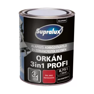 SUPRALUX ORKÁN PROFI 3IN1 RAL3002 K.VÖRÖS 0,75