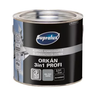 SUPRALUX ORKÁN PROFI 3IN1 RAL7037 SZÜRKE 2,5L