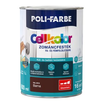 CELLKOLOR MF ZOMÁNC BARNA 0,8L RAL8016