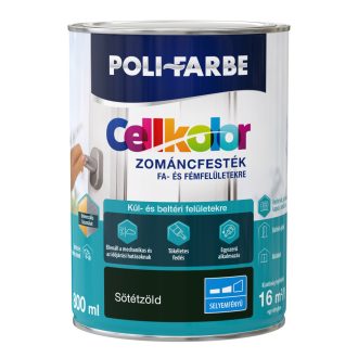 CELLKOLOR SF. ZOMÁNC SÖTÉTZÖLD 0,8L