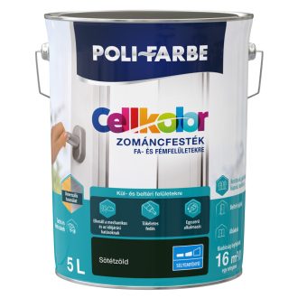 CELLKOLOR SF. ZOMÁNC SÖTÉTZÖLD 5L