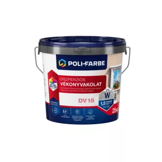POLIFARBE DISZP. VÉKONYVAKOLAT 25KG 1,5K W BÁZ
