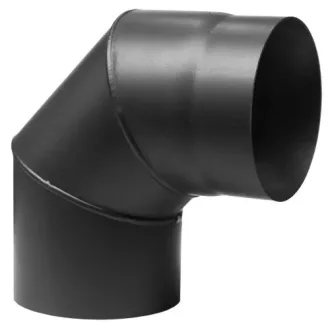 KÁLYHACSŐ 120 KÖNYÖK 0,6MM FEKETE 43-103