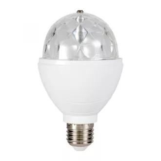 SOMOGYI DISZKÓ LÁMPA FORGÓ RGB LED 3W DL4/27