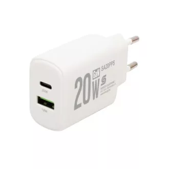 SOMOGYI HÁLLÓZATI TÖLTŐ QC+PD+PPS 20W SA20PPS