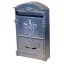 POSTALÁDA ÖNTÖTT EZÜST CÍMERES ARTHUR 26*8*40