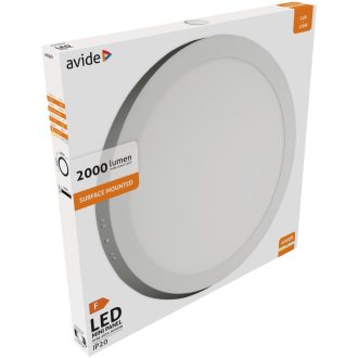 AVIDE MENNYEZETI LÁMPA KEREK 24W 4000K 1920ML