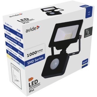 AVIDE LED REFLEK.SLIM SMD 10W+MOZG.ÉRZ.