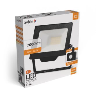 AVIDE LED REFLEKTOR SMD 20W 4000K PIR