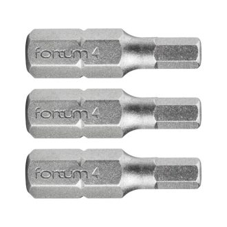 FORTUM BEHAJTÓHEGY HEX 3DB ACÉL 6X25MM