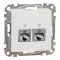 SCH SEDNA 2*RJ45 CAT5E UTP