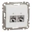 SCH SEDNA 2*RJ45 CAT5E UTP